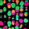 110feet UV Round Dot Paper Neon Garland Neon Streamers Black Light Neon Decorations for Dark Glow Party UV Reactive Neon Party Favors Glow in The Dark Party Supplies Wedding Birthday Banner Decoration